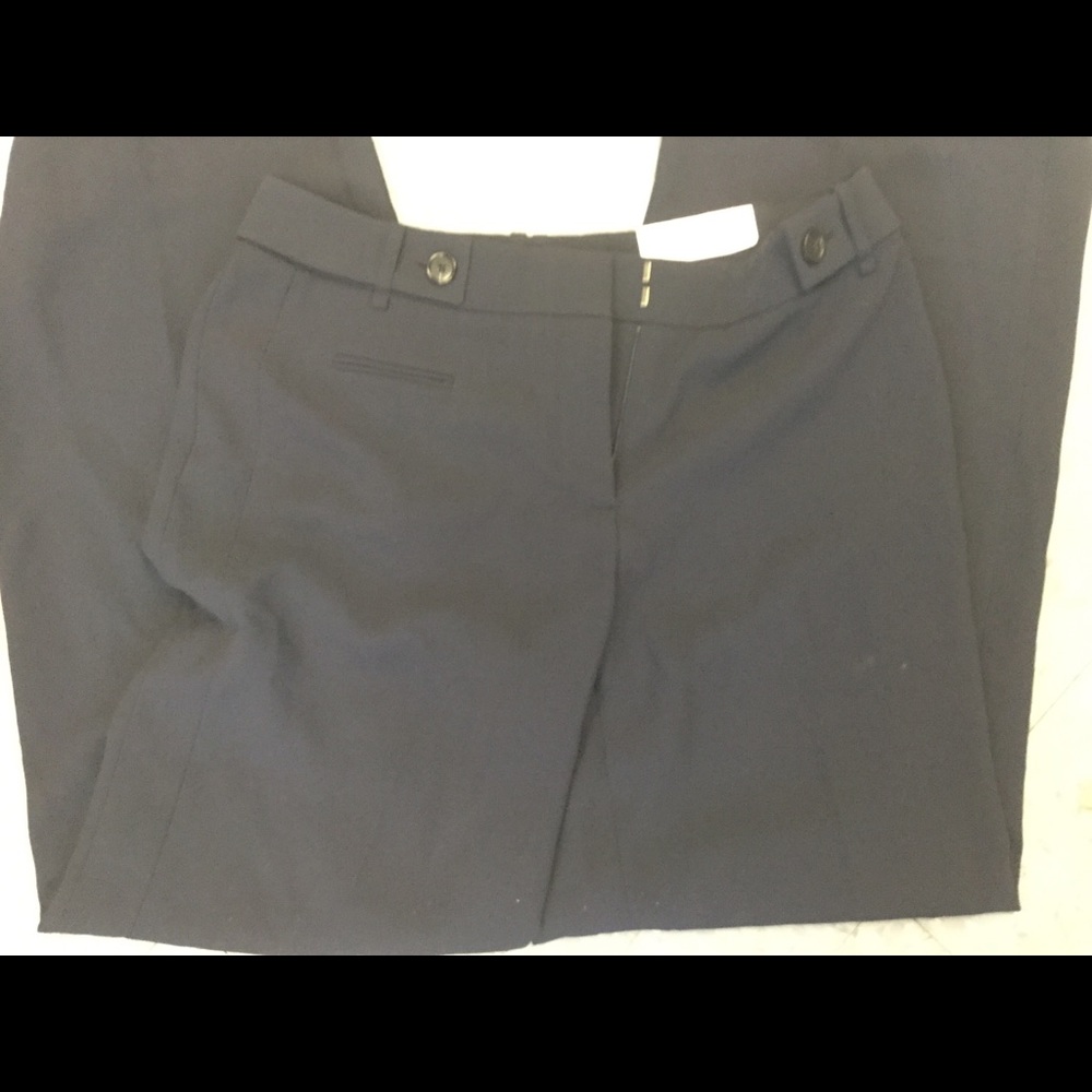 Ann Taylor Loft Tall Trousers in Navy Blue NWT